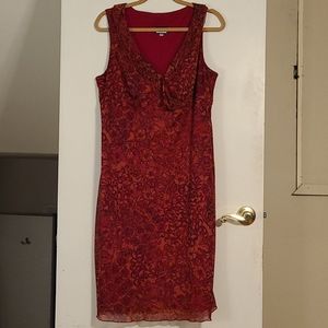 Believe Women Sz 16W Red Dress